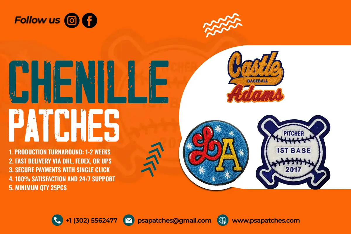 PSA Chenille Patches