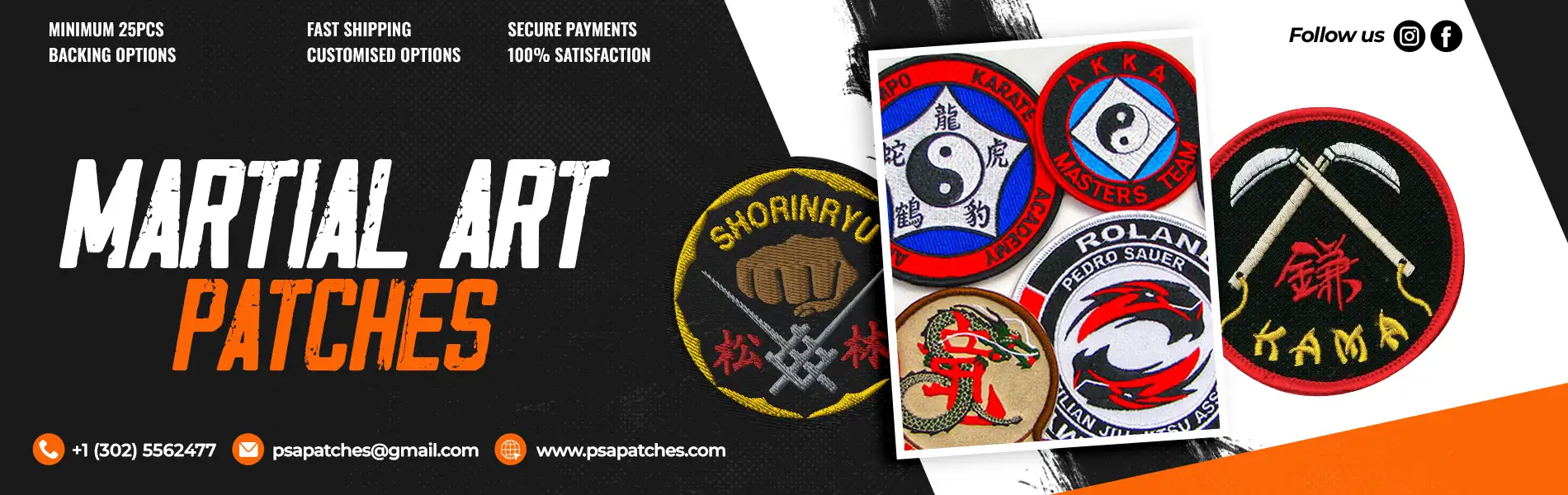 Martial Art Patches Banner [Desktop]