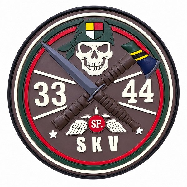 33 44 SKV military patch