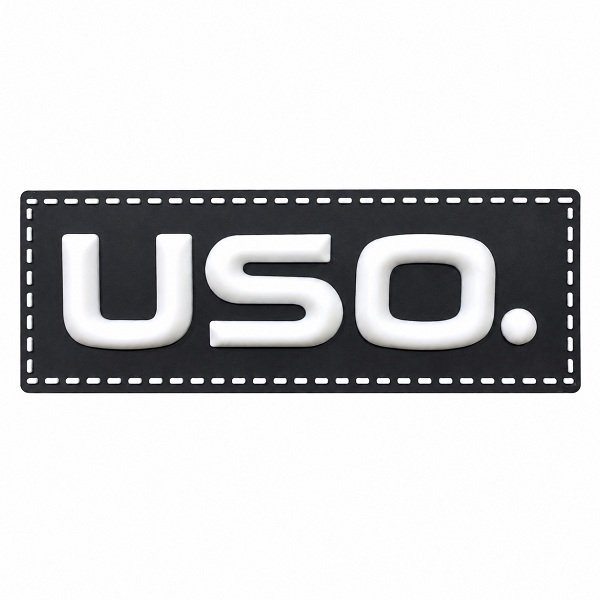 Black USO patch